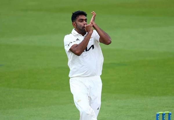 Video: Ravichandran Ashwin warms up for test series with 6-27 for Surrey in County Championship game