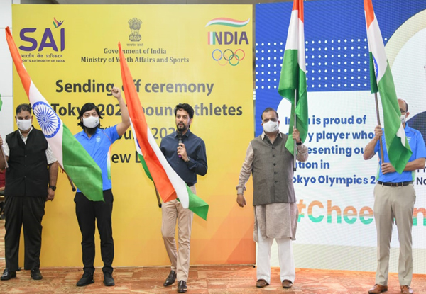 Tokyo Olympics: First batch of India’s Olympic bound athletes given red carpet send off at IGI airport