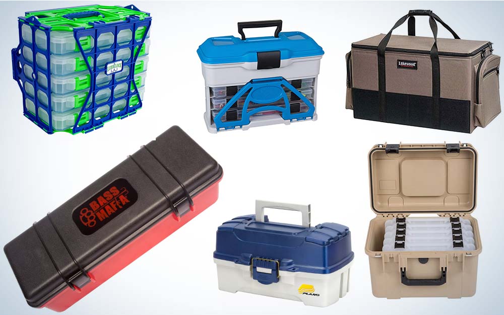 Collage of the best tackle boxes