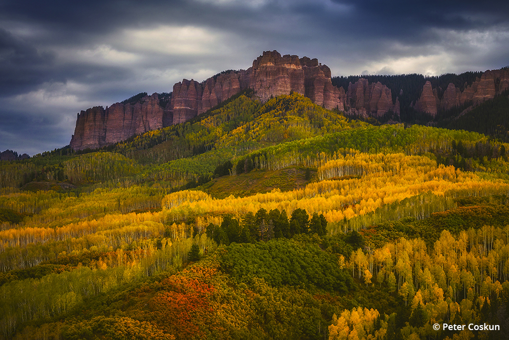 Photograph of Owl Creek Pass taken in fall.