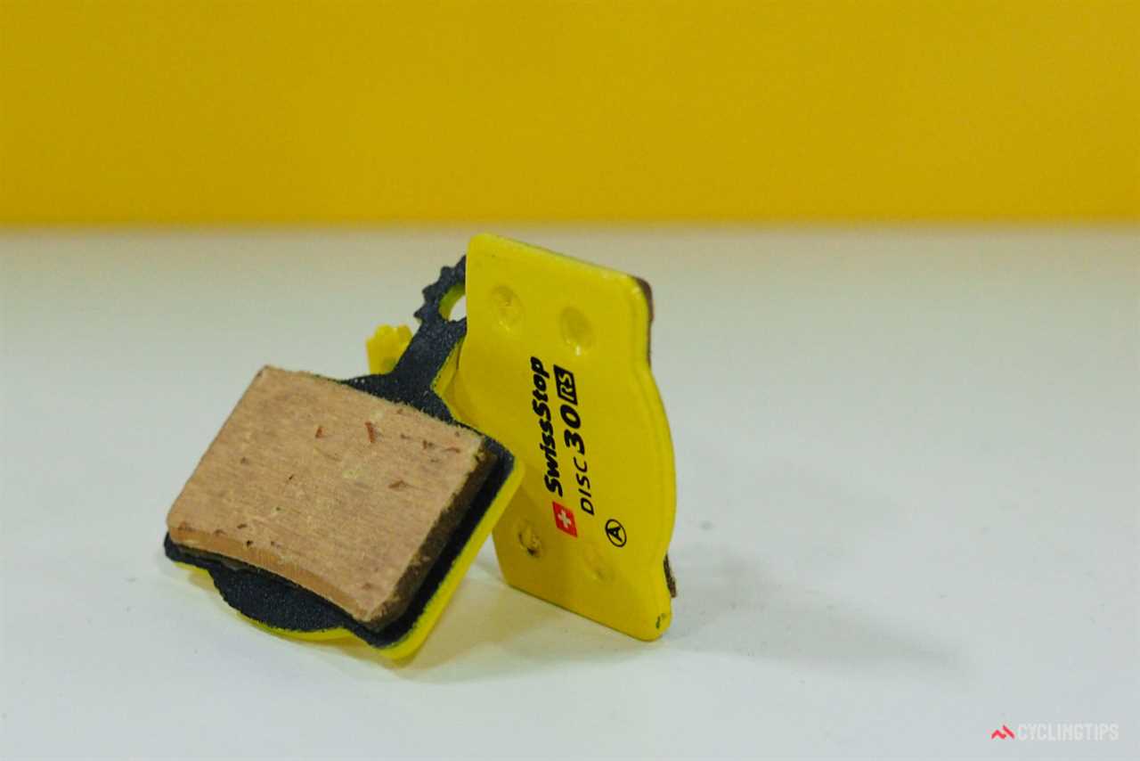 SwissStop disc brake pads. 