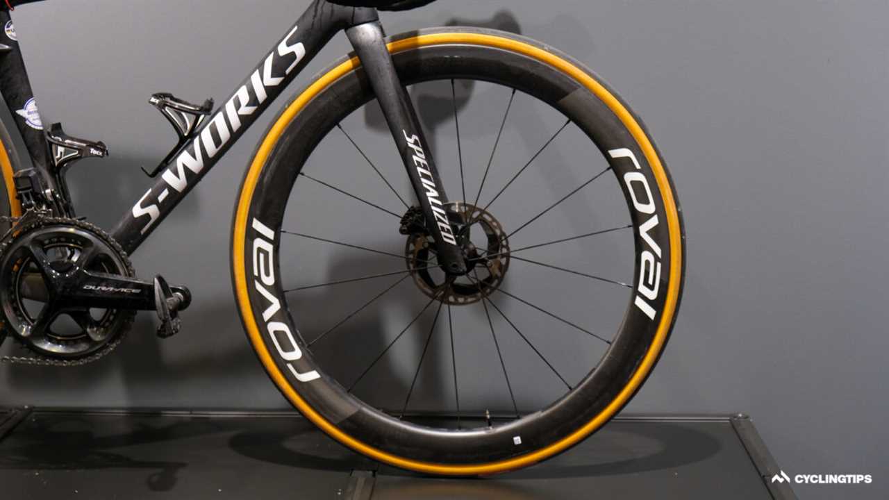 Gallery: Alaphilippe’s worlds winning Tarmac SL7 with clinchers!