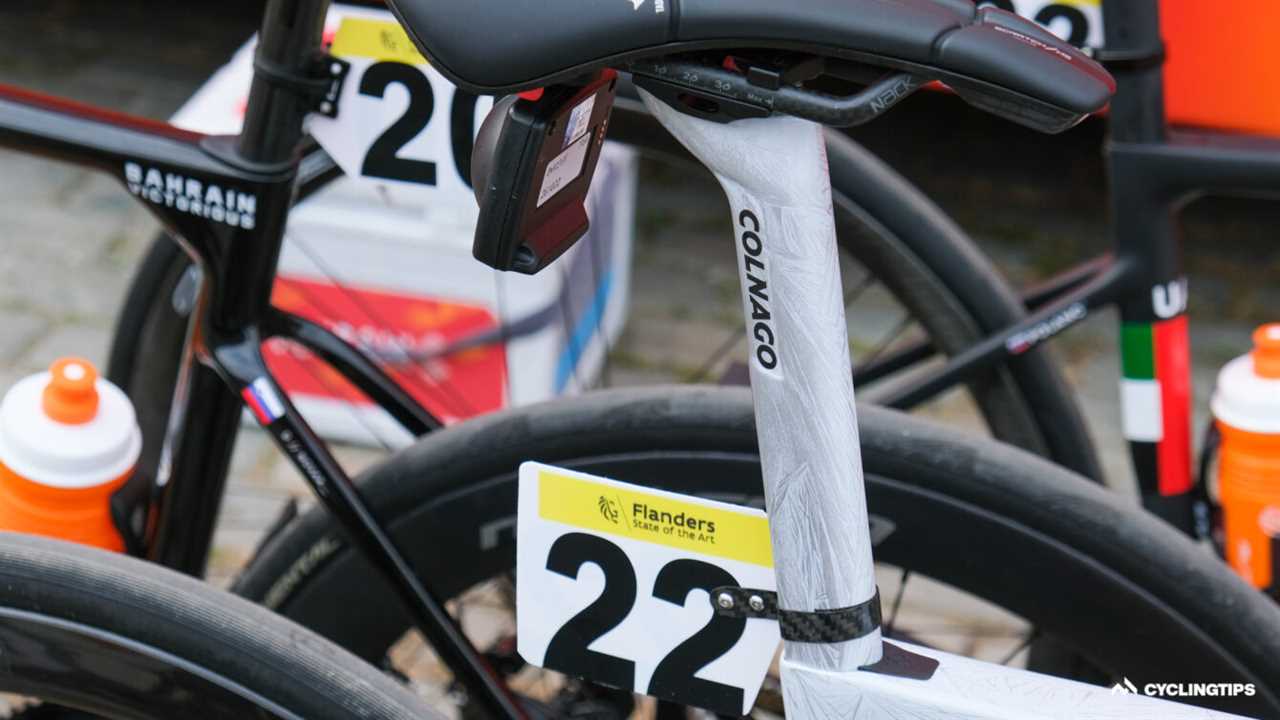 Pogačar’s Ice & Fire Colnago has blockchain technology for theft prevention