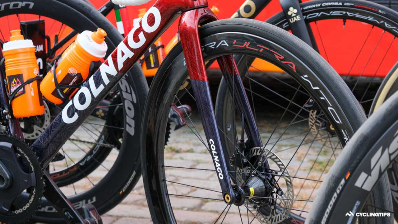 Pogačar’s Ice & Fire Colnago has blockchain technology for theft prevention