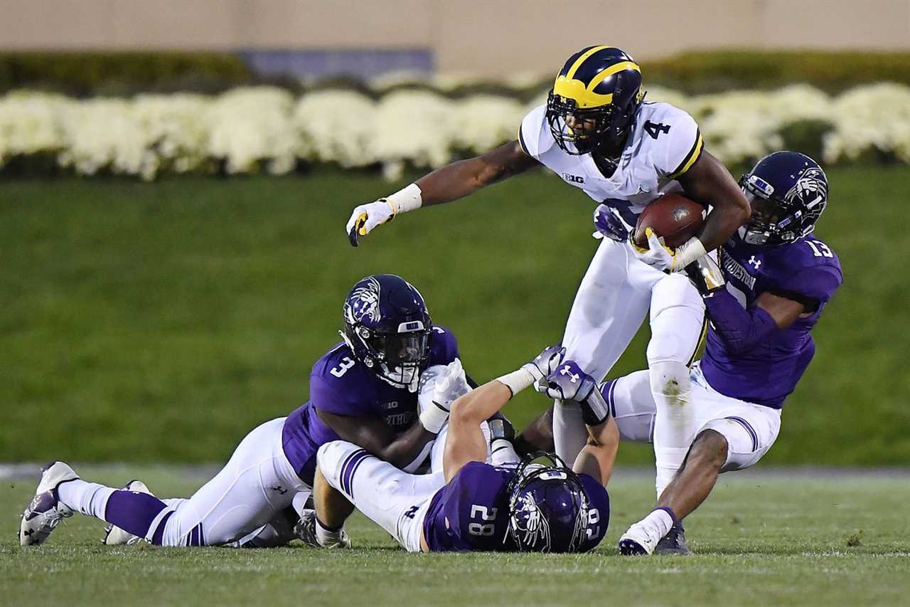 NCAA Football: Michigan at Northwestern
