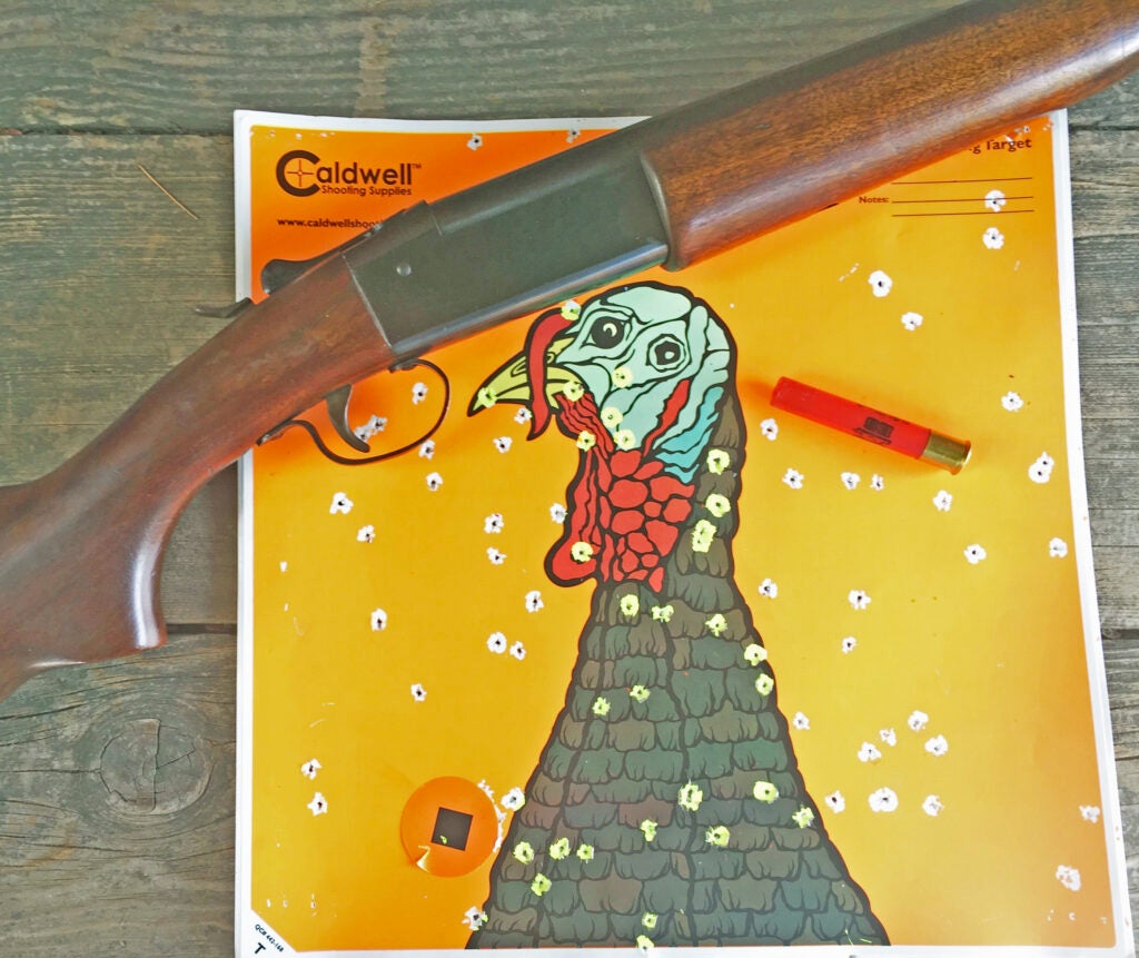 You only get one shot to kill a turkey with the M37.