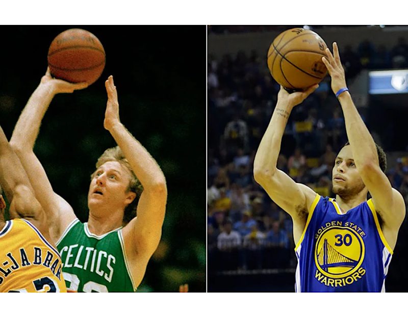 Larry Bird Steph Curry