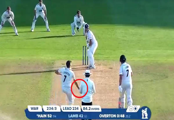 Video: Was Craig Overton attempting ‘mankad’ during county cricket match?