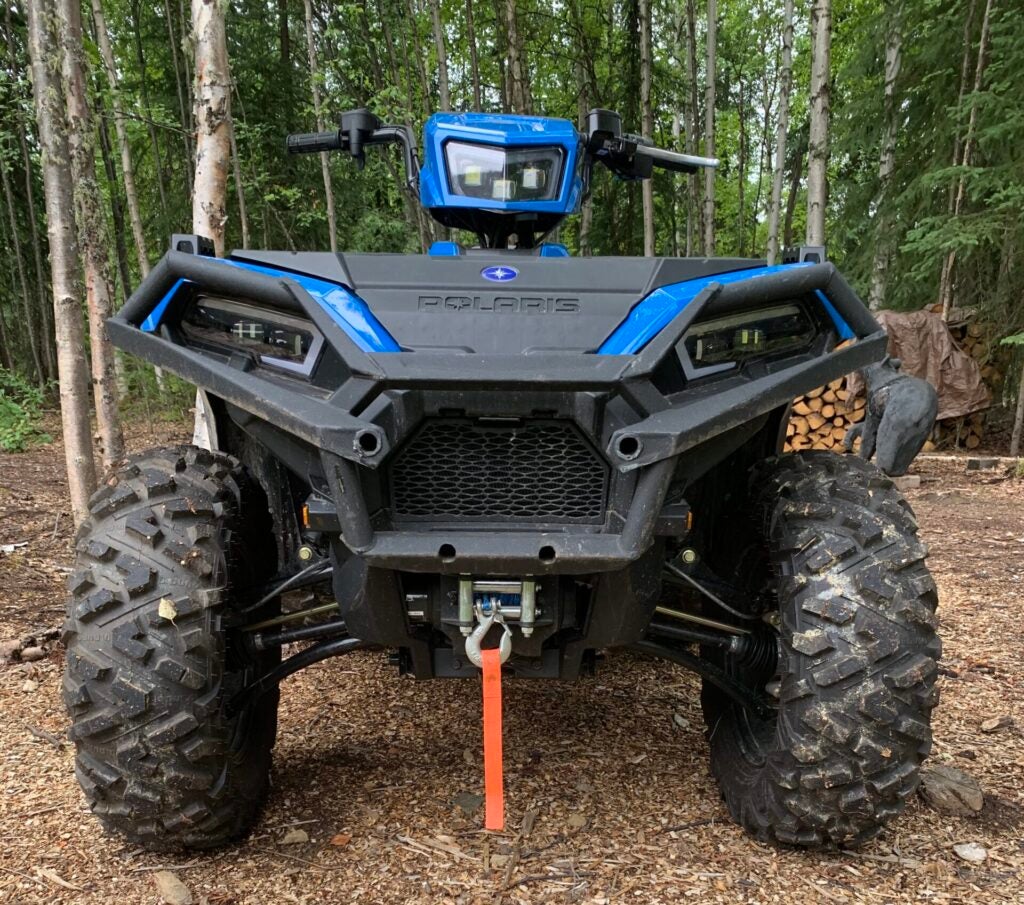 The Polaris Sportsman 850 ATV.