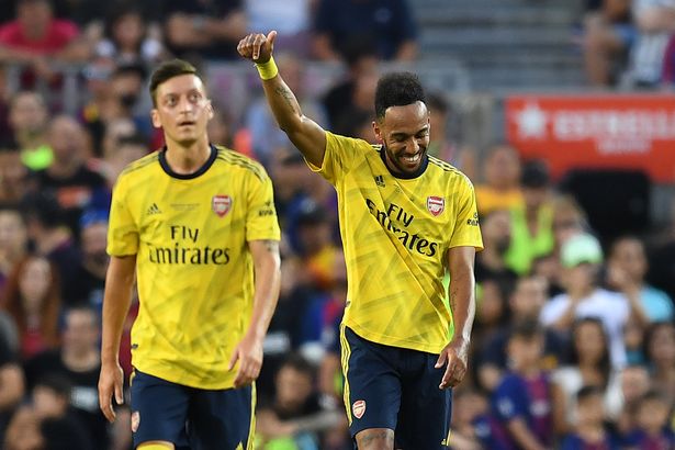 Arsenal make shocking Aubameyang decision as they plan to avoid Mesut Ozil situation