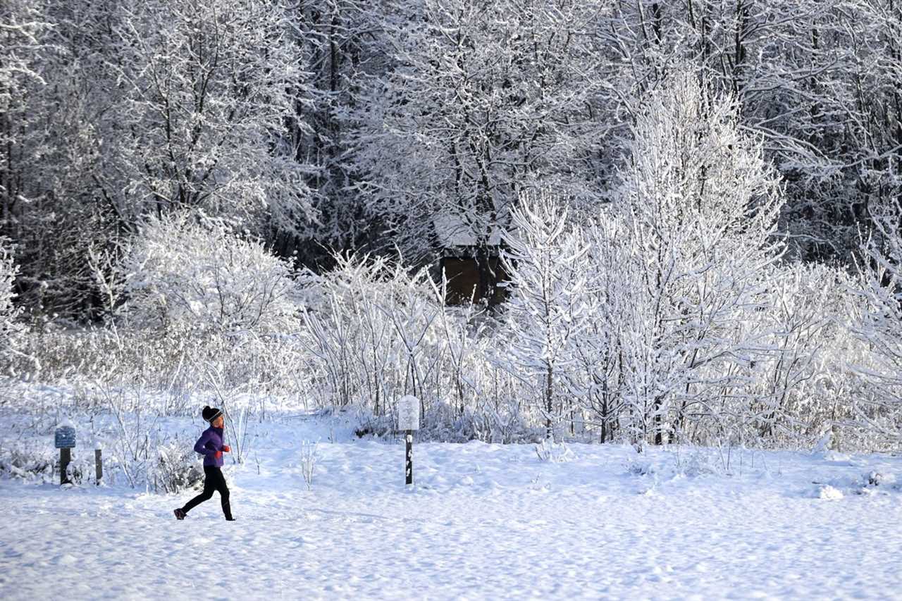 snowfall in Centre County