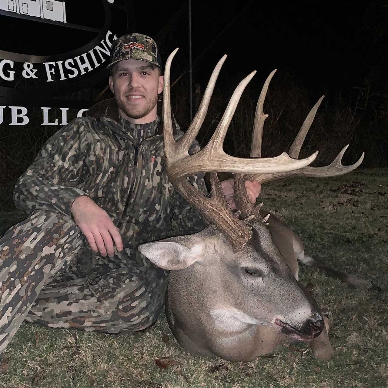 Louisiana Rifle Hunter Shoots Back-to-Back Delta Bucks From the Same Blind