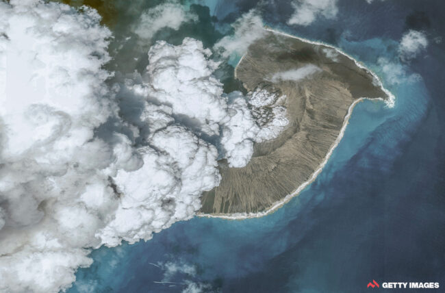 How the volcanic eruption in Tonga was seen by cycling GPS – 4,000 km away