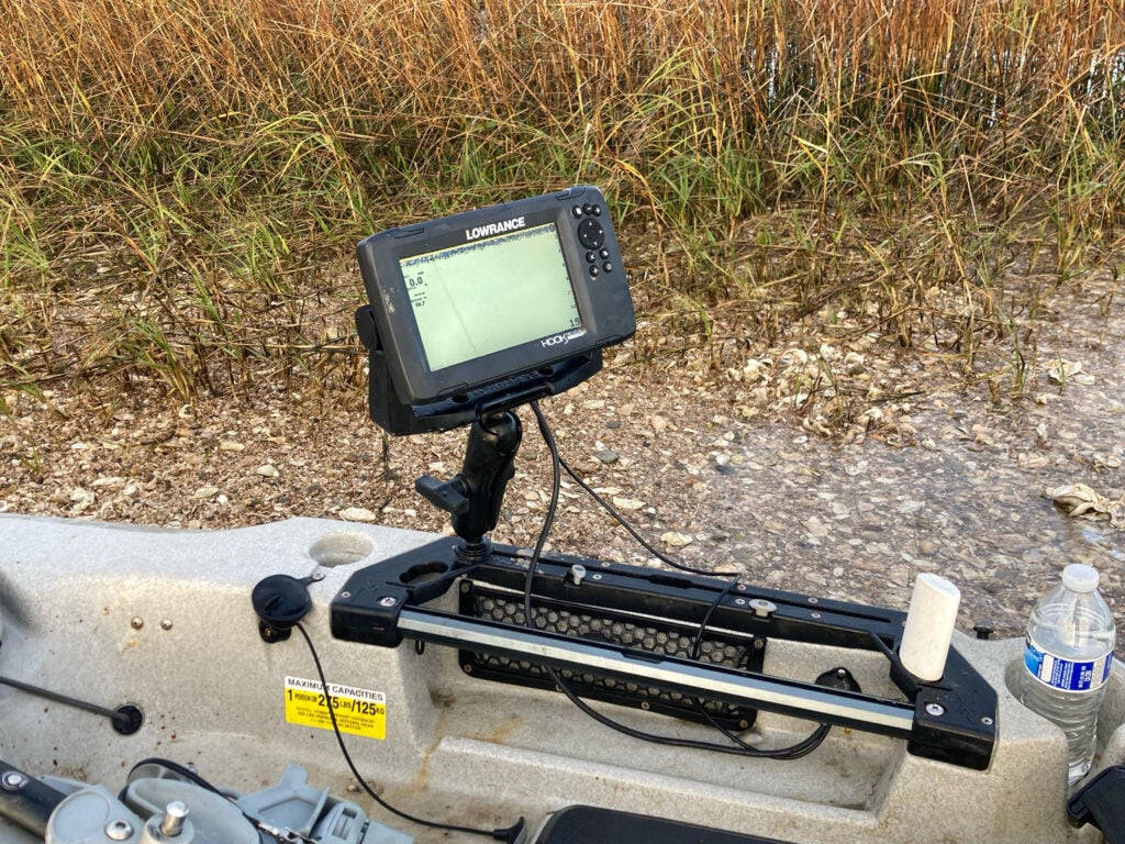 kayaking fish finder/gps