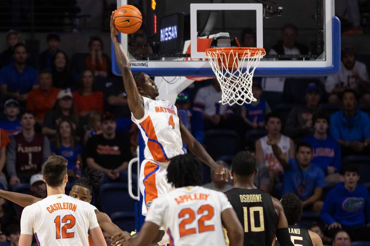 Gators basketball sneaks into CBS Sports' Top 25 And 1 after beating FSU