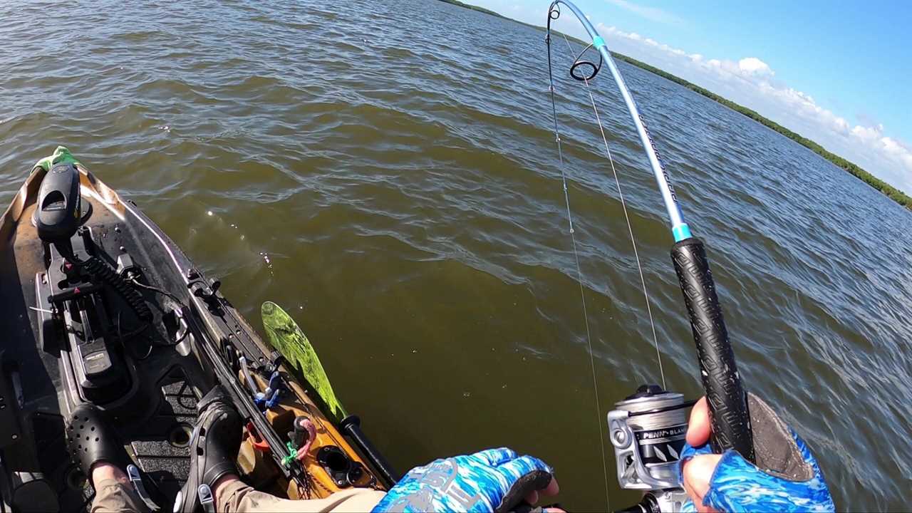 Penn Slammer IV DX with a grouper on the line