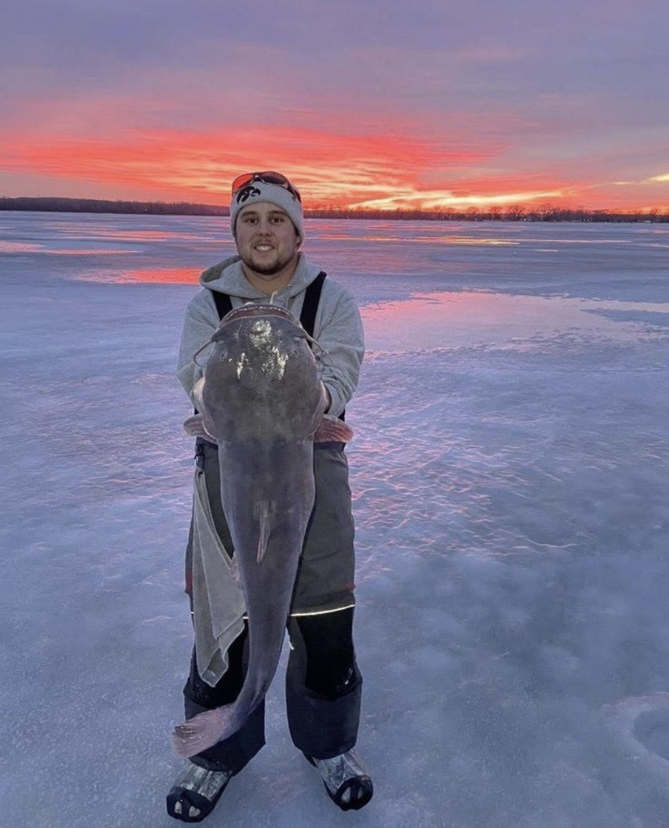 Gavin Campbell caught this catfish on Lake Menawa.