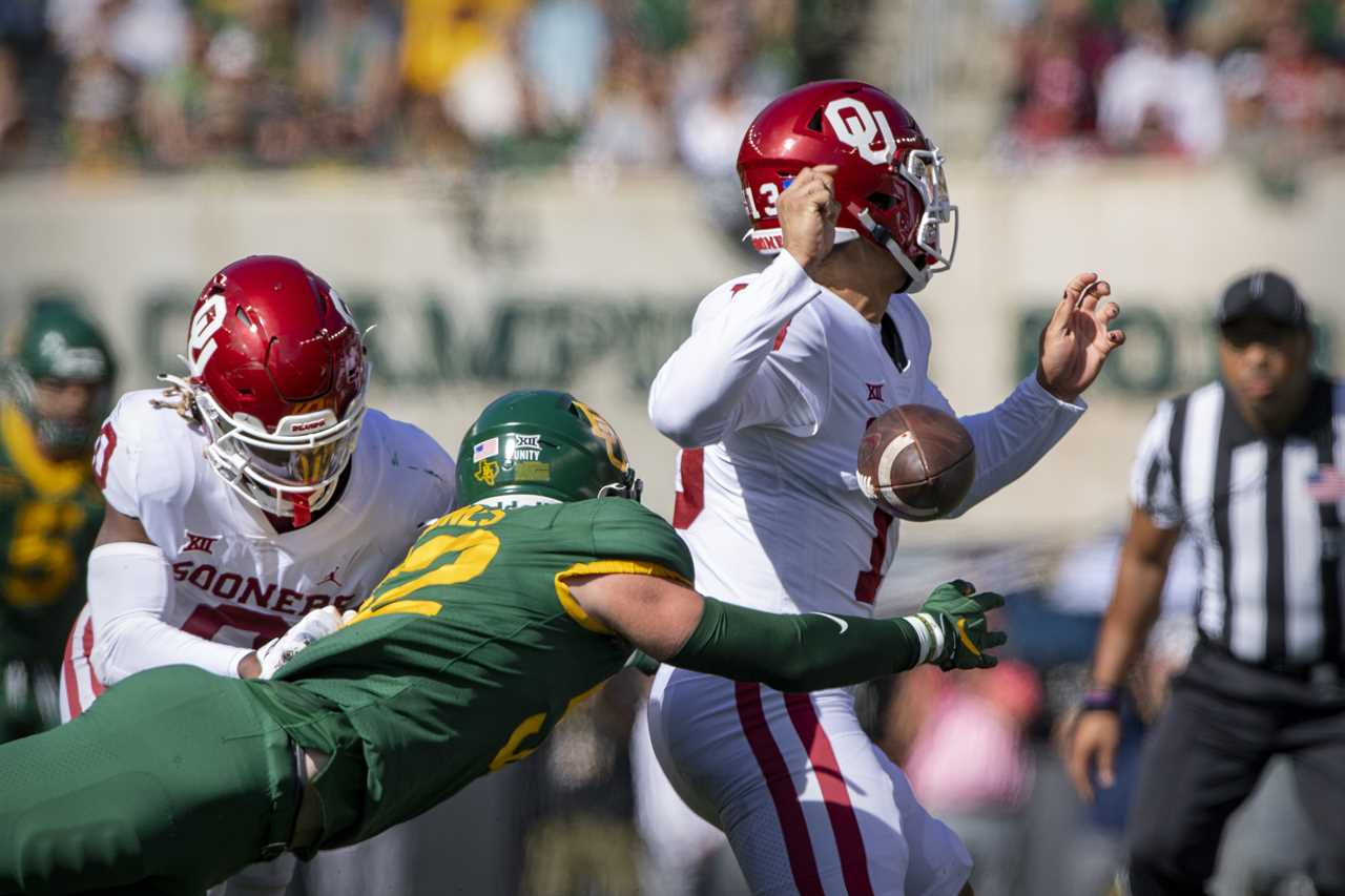 What happened to Oklahoma's offense against Baylor?