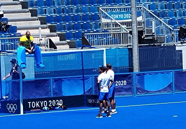 PR Sreejesh’s unique celebration after the bronze medal winning match against Germany goes viral