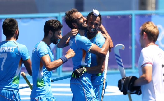 In Pics: “Chak De India” moment for Indian men’s hockey team after win against Germany