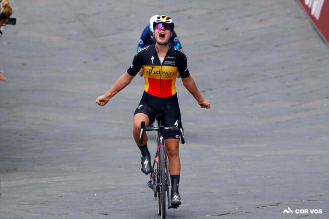 Flawless Lotte Kopecky takes the biggest win of her career at Strade Bianche