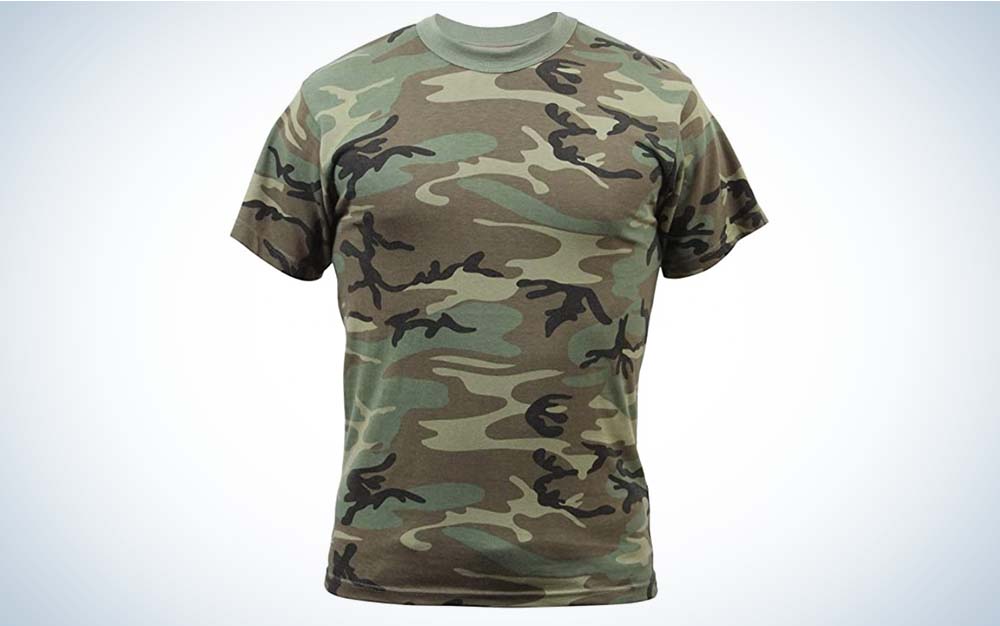 A camo t shirt