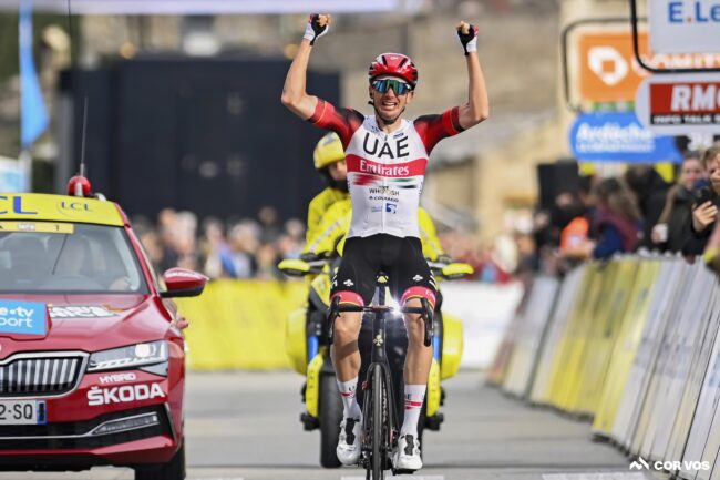 Brandon McNulty solos to his first-ever WorldTour win on stage 5 of Paris-Nice