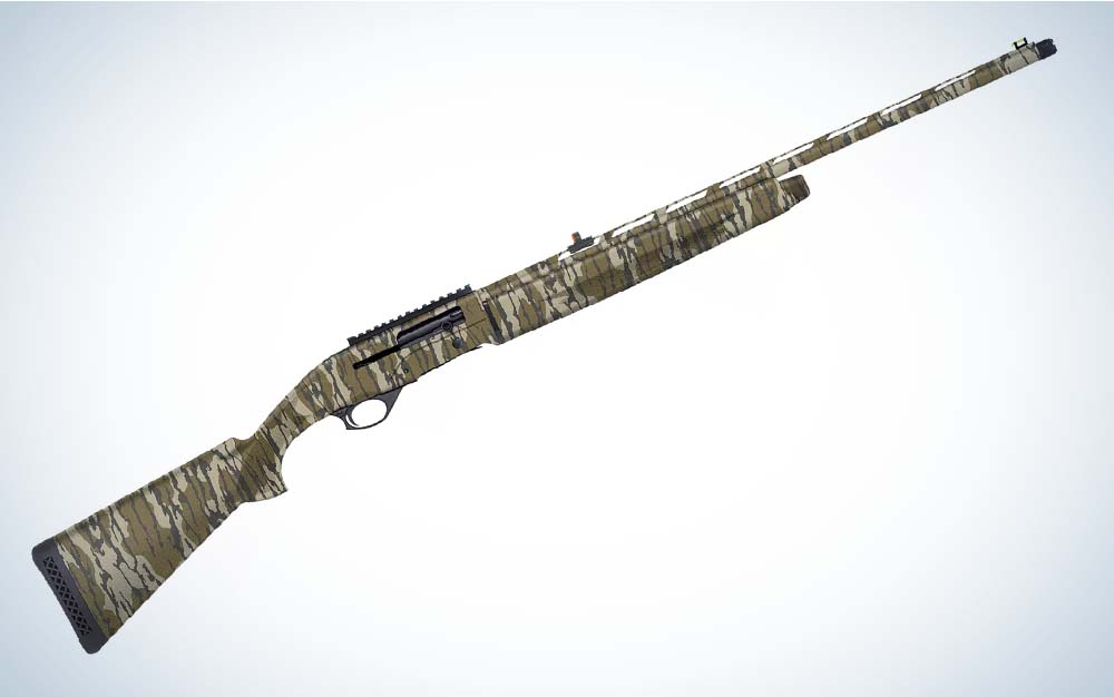 A green best turkey hunting shotgun