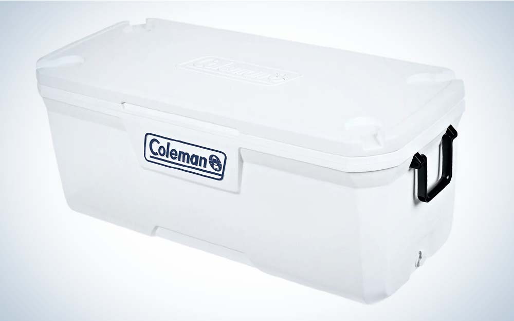 A white best fishing cooler