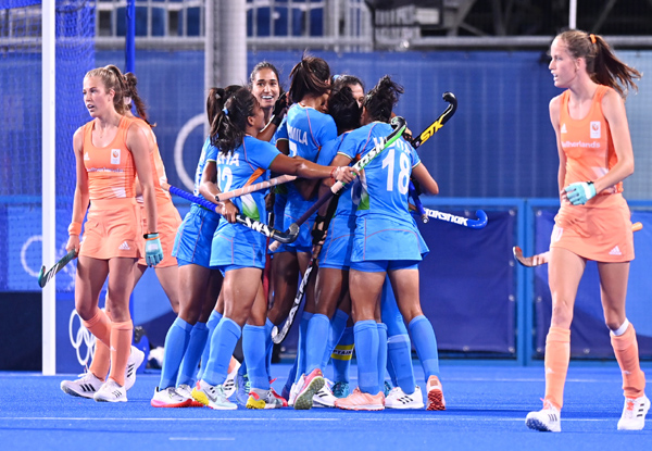 India at Tokyo Olympics: Indian women’s hockey team beat South Africa 4-3 to keep Q/F hopes alive