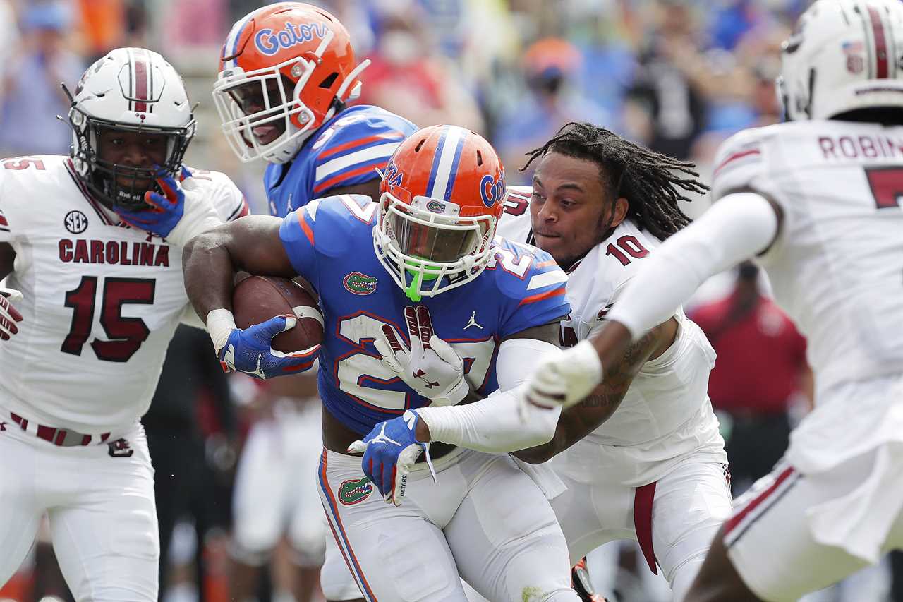 Here's the SP+ prediction for Florida football vs. South Carolina