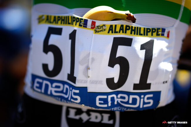 The banana is writing a beautiful story with the Tour de France