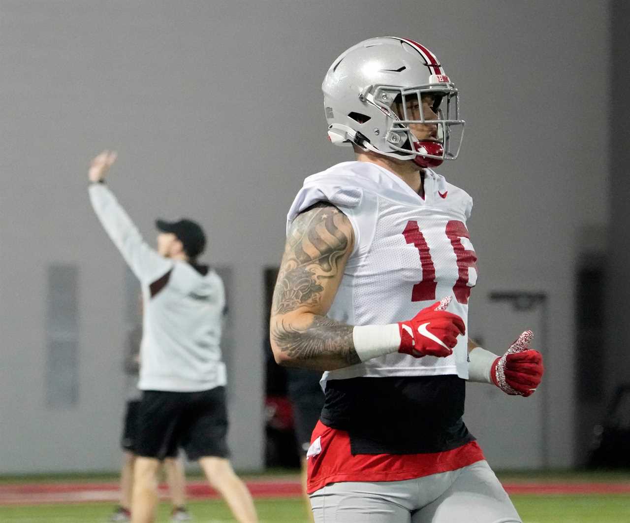 Ohio State's Cade Stover moved back to tight end at spring practice