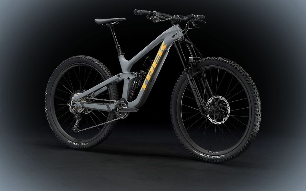 A grey best mountain bike