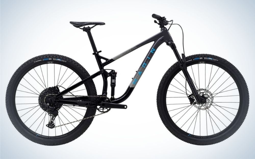 A black best mountain bike