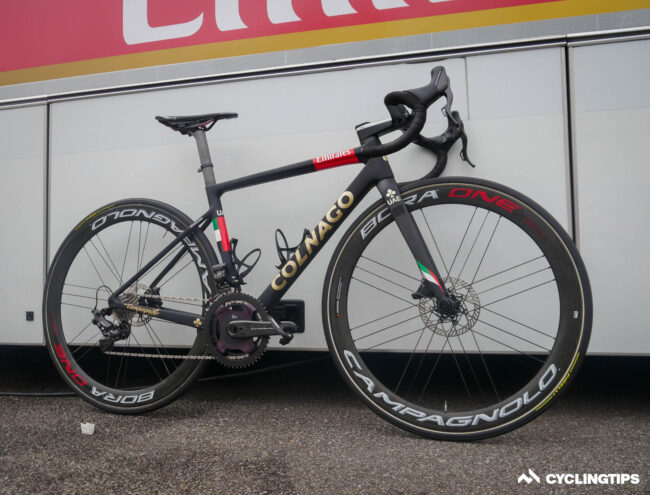 Pro bikes: A look at UAE-Team Emirates’ Colnago V3Rs and K.One TT