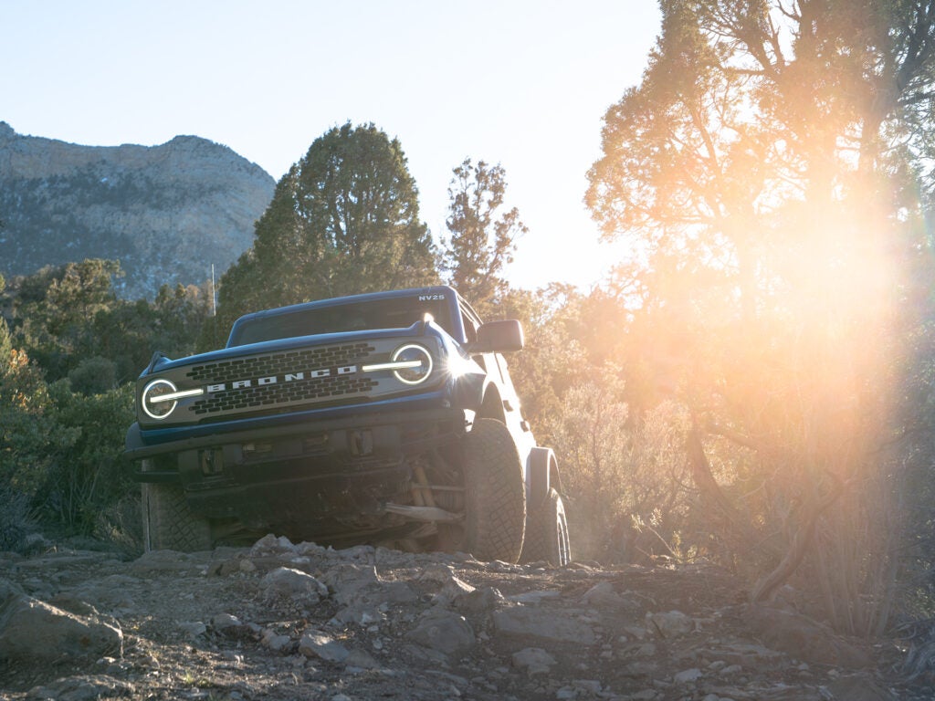 The Bronco shares the same frame with the Ranger.