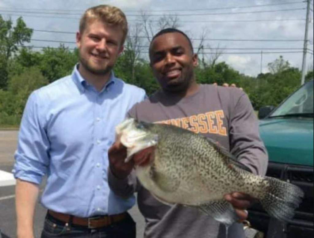 The world-record black crappie.