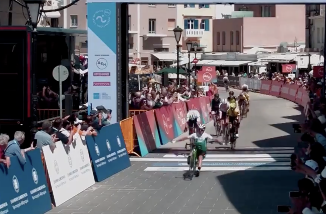 Prades crashes after celebrating second place at Tour of Hellas