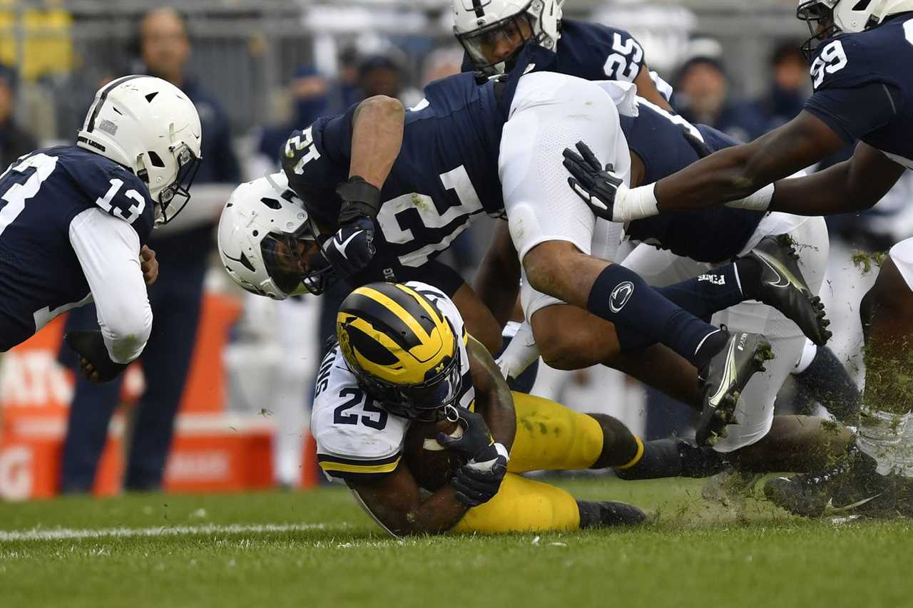 COLLEGE FOOTBALL: NOV 13 Michigan at Penn State