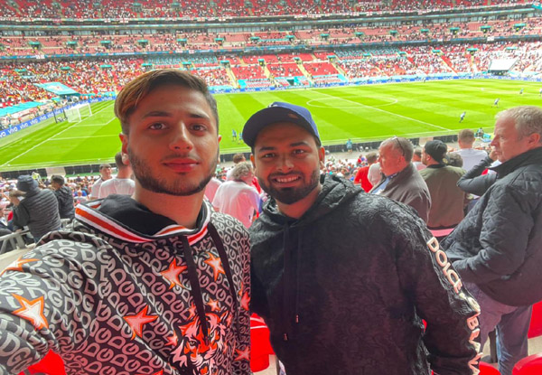 “Good experience watching football”: Rishabh Pant turns up at Wembley to watch England vs Germany clash at EURO 2020