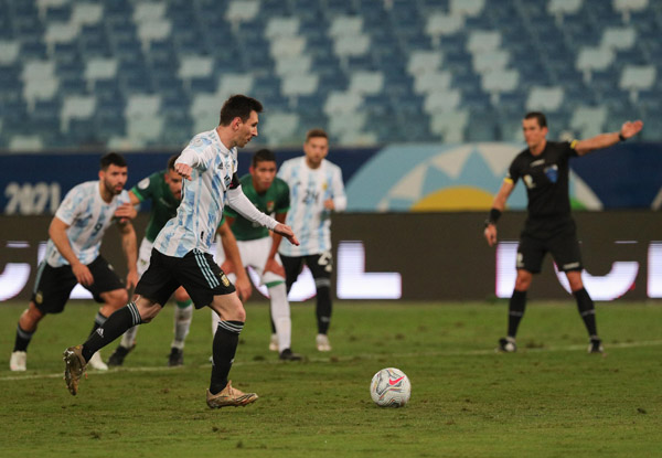 Copa America 2021: Record breaking Lionel Messi scores a brace as Argentina thrashes Bolivia 4-1 to top group