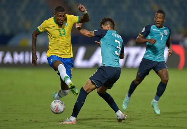 Copa America 2021: Militao scores as Brazil held 1-1 by Equador in final group game