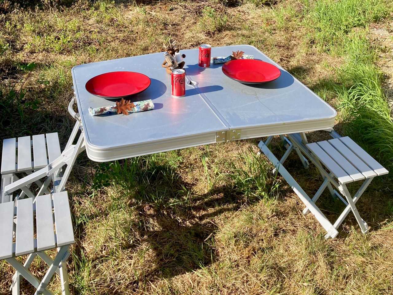 The best camping tables fold down for transport and pop up when you need them.