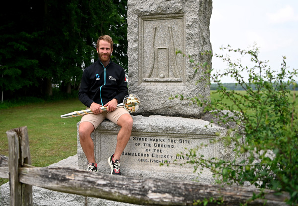 Kane Williamson visits the oldest cricket club in UK the day after winning the WTC title