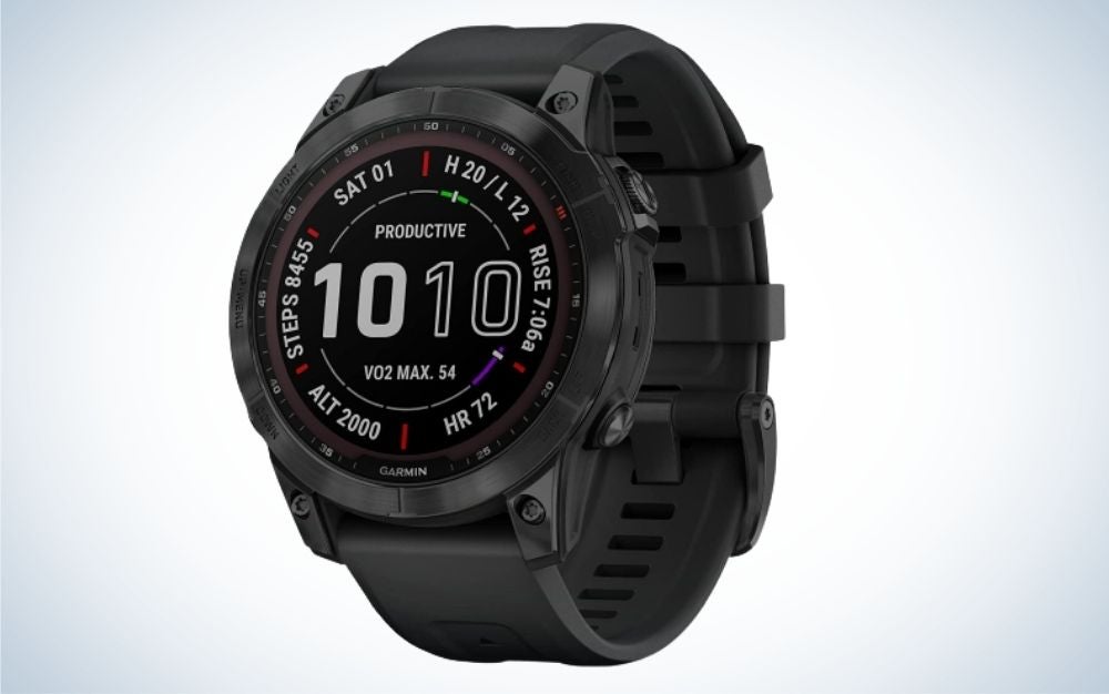 Garmin Fenix 7 Sapphire Solar is the best GPS watch overall.