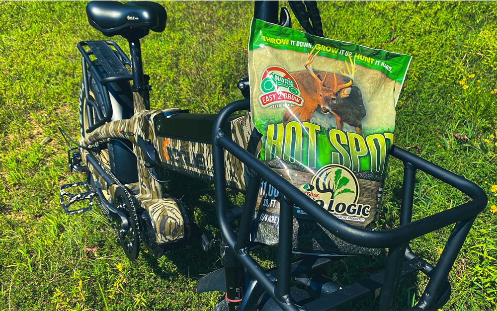 Mossy Oak Hot Spot on Bike