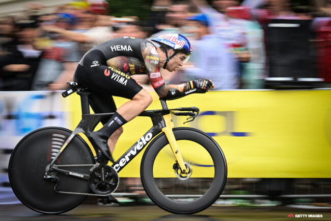 Start times for the Tour de France stage 20 time trial