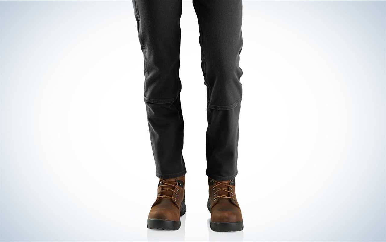 The Carhartt Women's Rugged Flex Relaxed Fit Twill Double Front Work Pants are a great value.