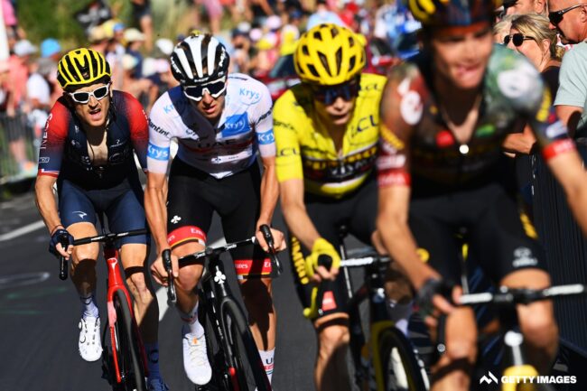 Geraint Thomas climbs with ‘little whippersnappers’ and moves onto Tour podium